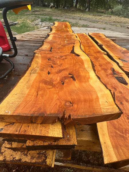 Juniper Slab 1" Thick, 6" to 12" Width wth 2 live edges